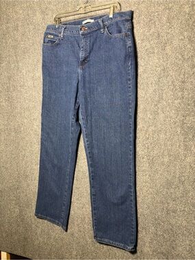 Lee Women’s Straight Leg Jeans in Dark Blue Denim